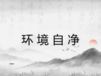环境自净