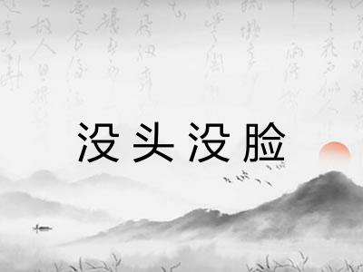 没头没脸