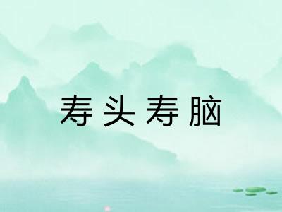 寿头寿脑