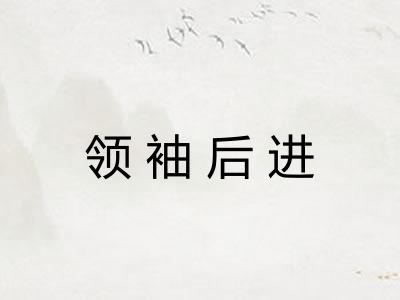 领袖后进 领袖后进