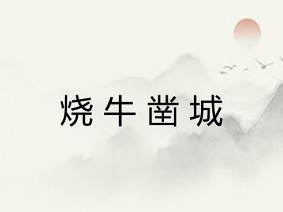 烧牛凿城