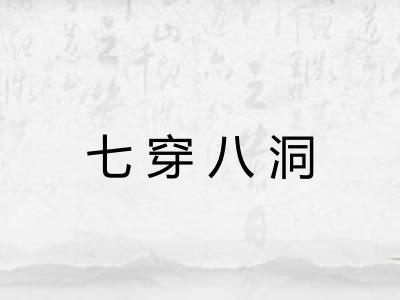 七穿八洞