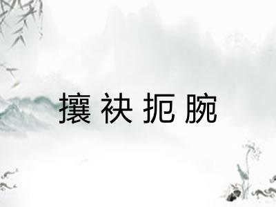 攘袂扼腕