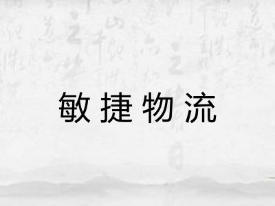 敏捷物流