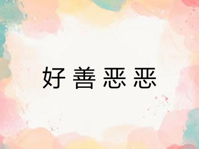 好善恶恶