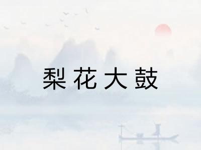 梨花大鼓