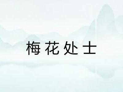 梅花处士