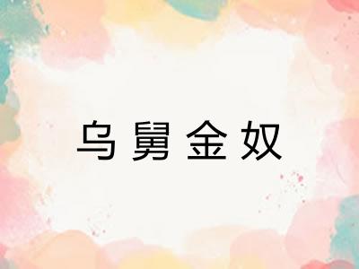 乌舅金奴
