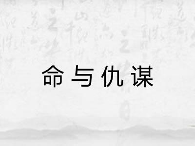 命与仇谋