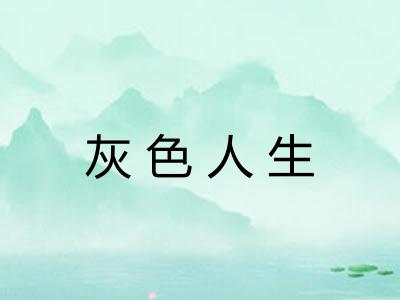 灰色人生
