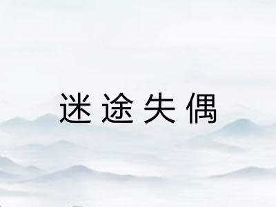 迷途失偶