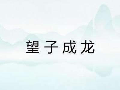 望子成龙