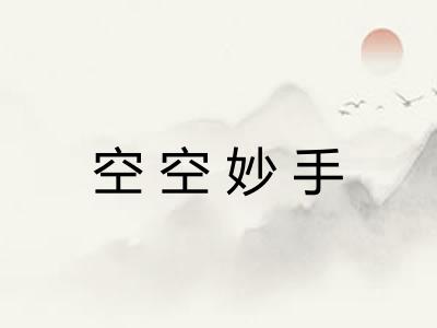 空空妙手