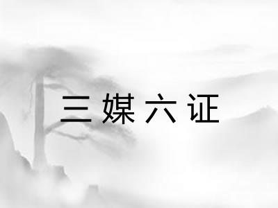 三媒六证