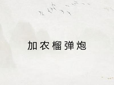 加农榴弹炮
