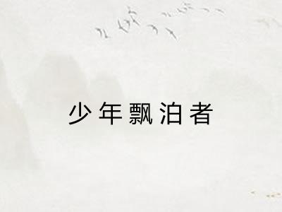 少年飘泊者