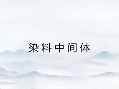 染料中间体
