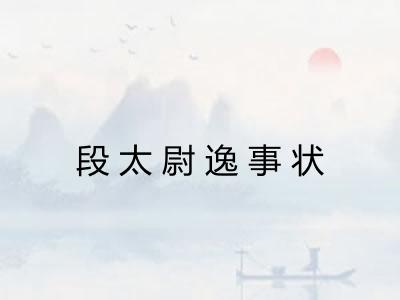 段太尉逸事状