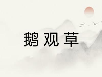 鹅观草